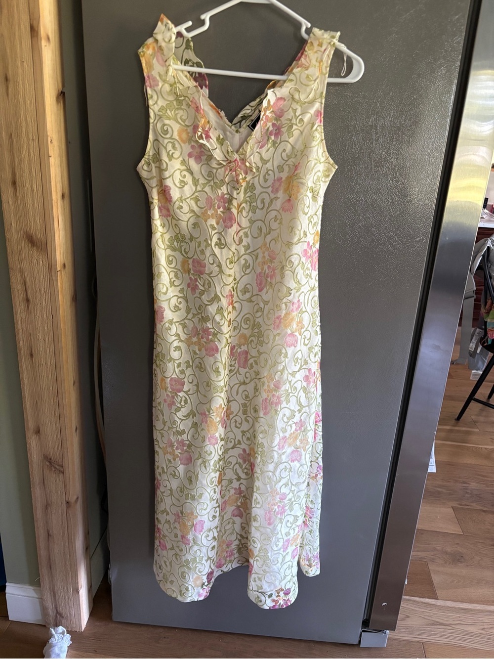 Vintage 90’s lennie Ny floral midi dress womens 12